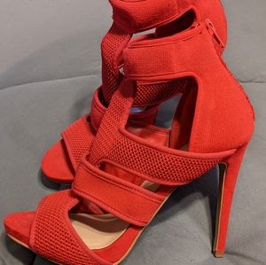 Steve Madden red heels